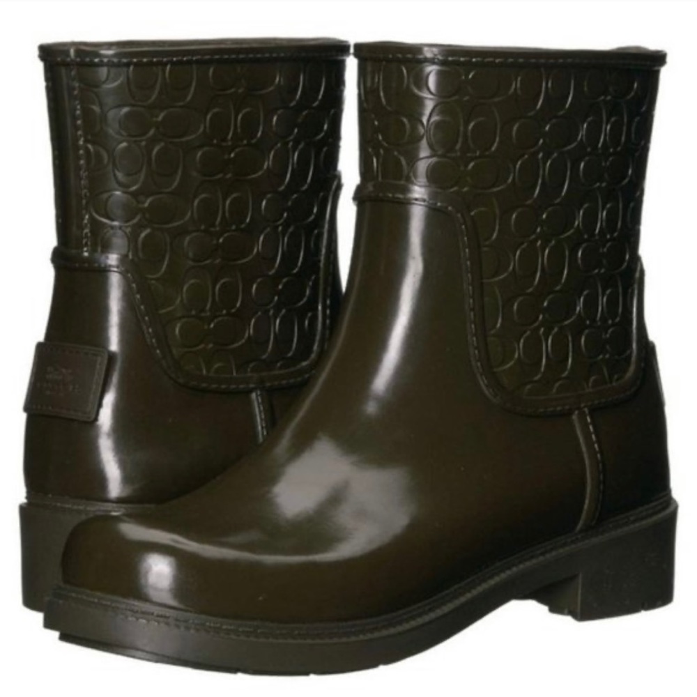 COACH SIGNATURE RAIN BOOTIE